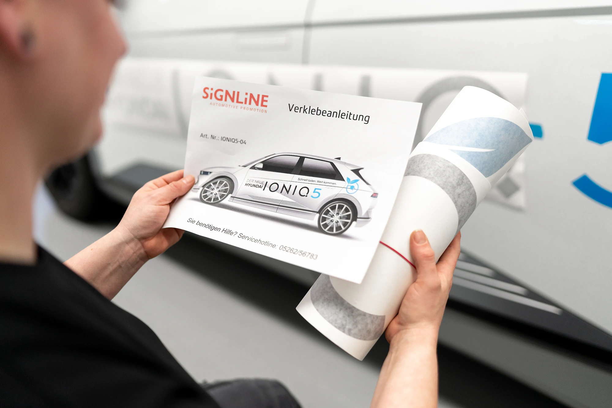 Verklebefertig geliefert